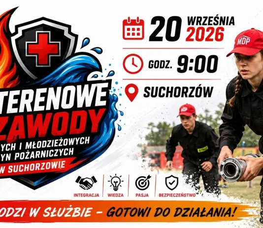 III Terenowe Zawody Dziecięcych i Młodzieżowych Drużyn Pożarniczych w Suchorzowie – 20 września 2026 MŁODZI W SŁUŻNIE - GOTOWI DO DZIAŁANIA